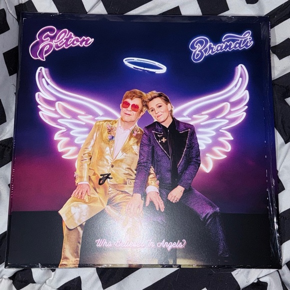 Elton John/Brandi Carlile Signed Vinyl - Picture 1 of 3